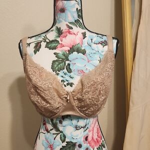 Beautiful Nude Lace Bra By Studio 38G
